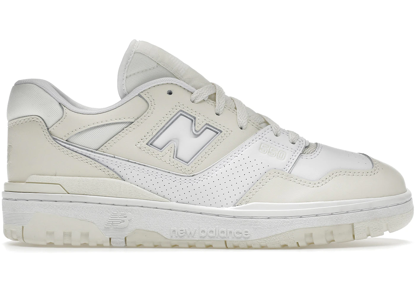 New balance cream and white Clearance