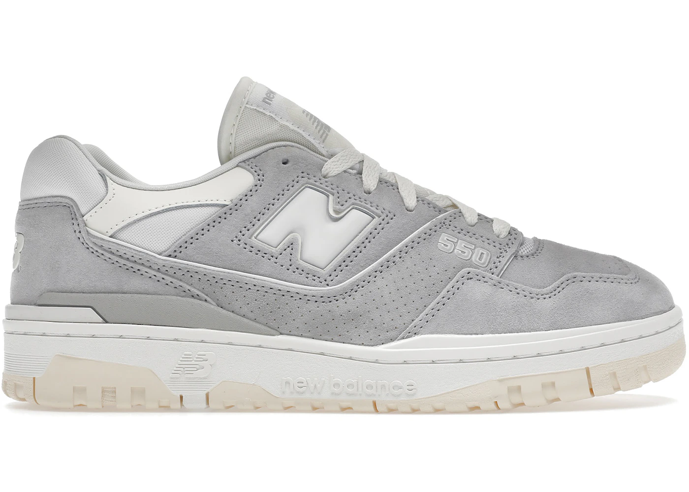 New Balance 550 Grey Suede Men's - BB550SLB - US