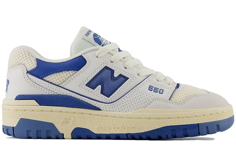 Pre-owned New Balance 550 Sneakers In Heron Blue/sea Salt
