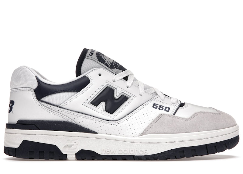 New Balance 550 White Navy - Size 11 Men