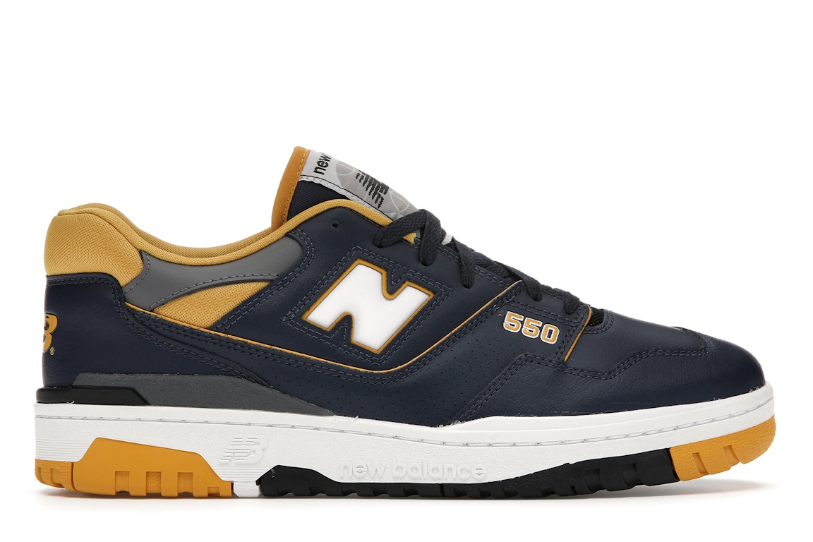Pre-owned New Balance 550 Navy Gold In Navy/gold/white