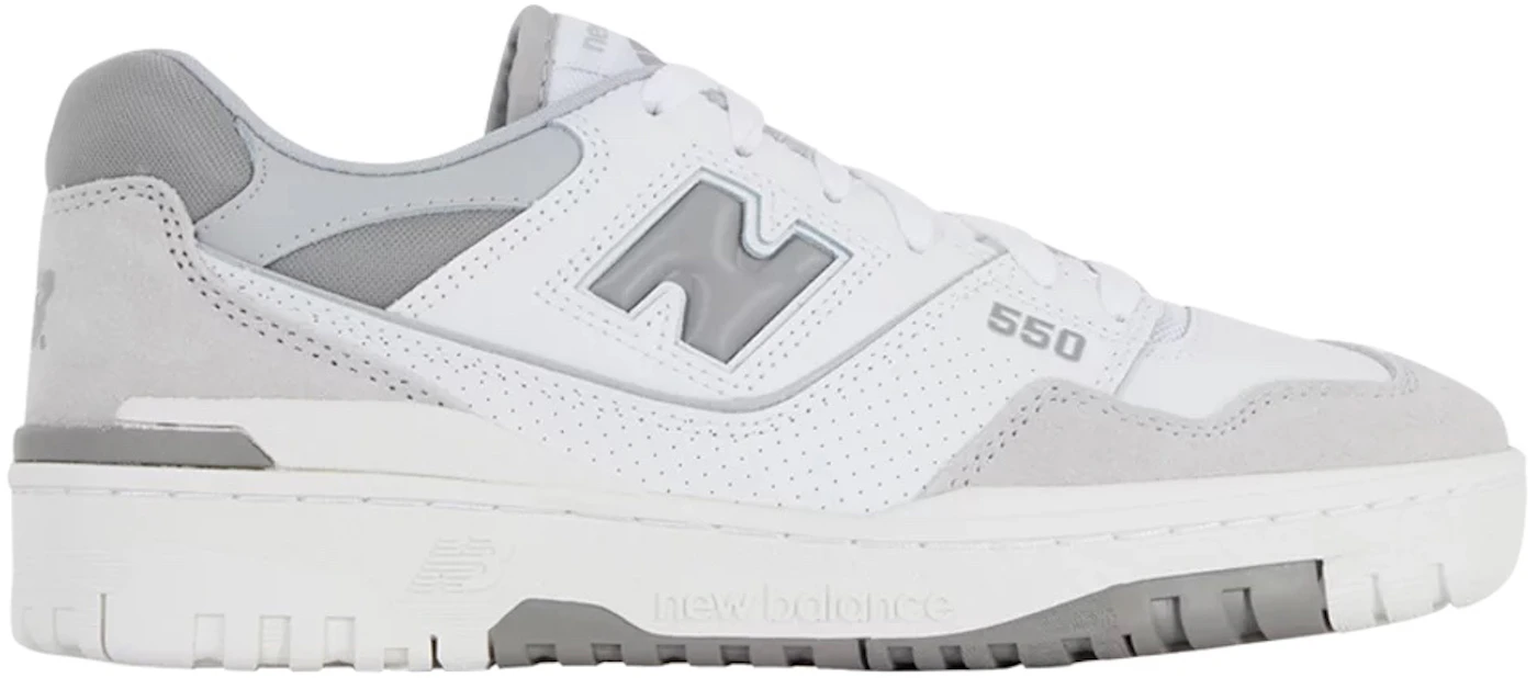 New Balance 550 Bungee Lace Top Strap White Grey | lupon.gov.ph