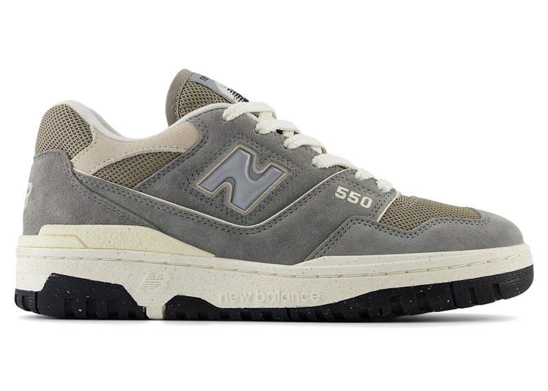 Pre-owned New Balance 550 Suede (women's) Sneakers In Slate Grey