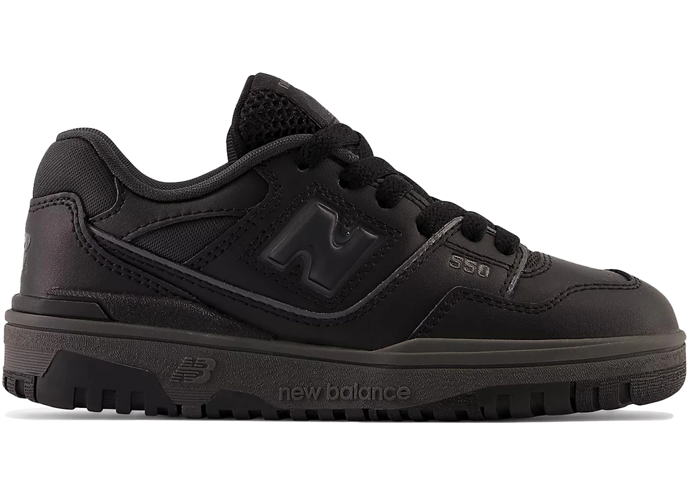 New Balance 550 Triple Negro (para preescolares) PSB550BB US