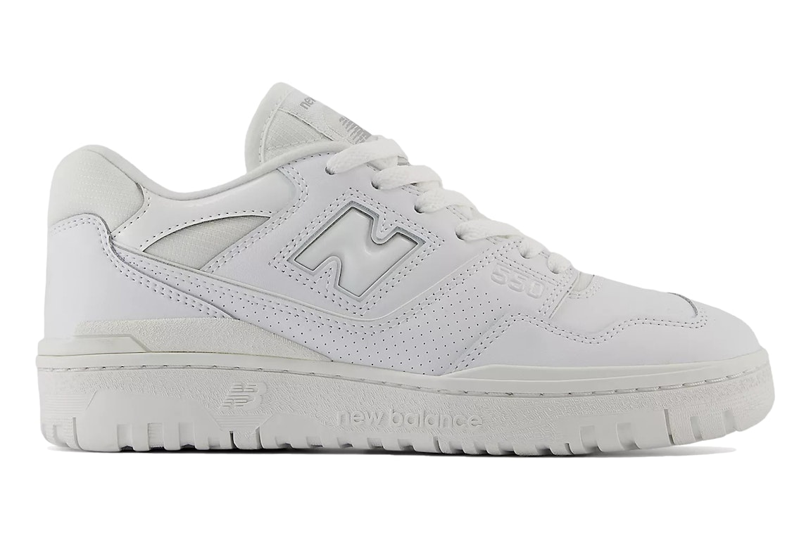 Pre-owned New Balance 550 Triple White (women's)