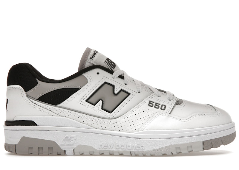 New Balance 550 White Concrete Black Men's - BB550NCL - US