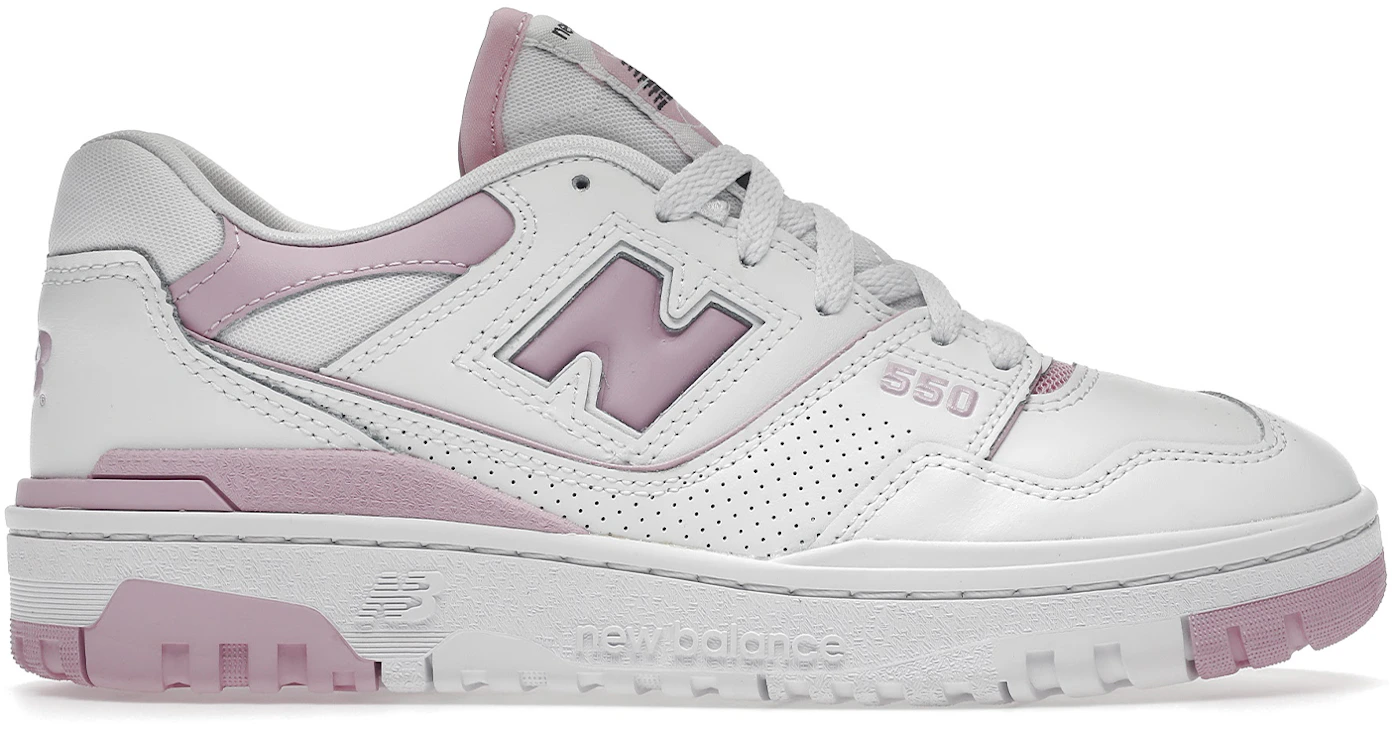 New Balance Womens 550 (White/Pink) 7.5