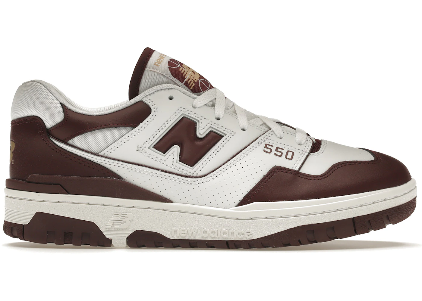 New balance 550 burgundy Clearance