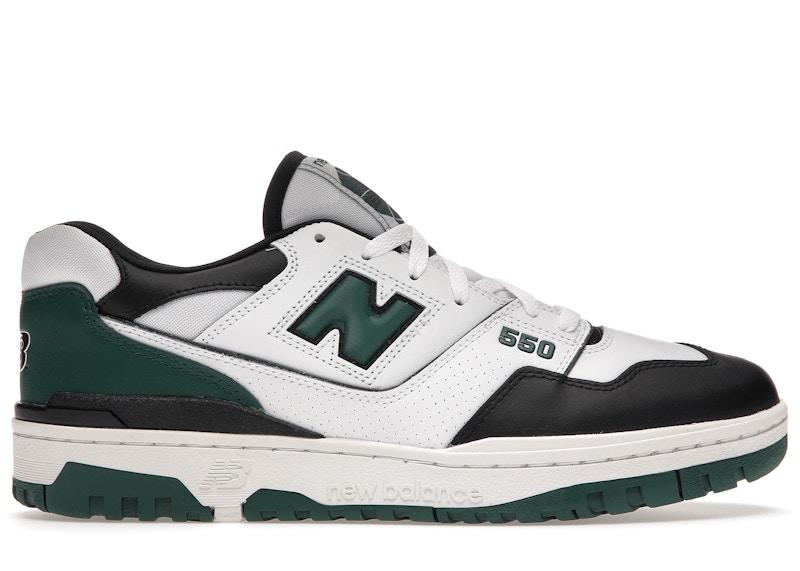 New Balance 550 White Green Black Men's - BB550LE1 - US