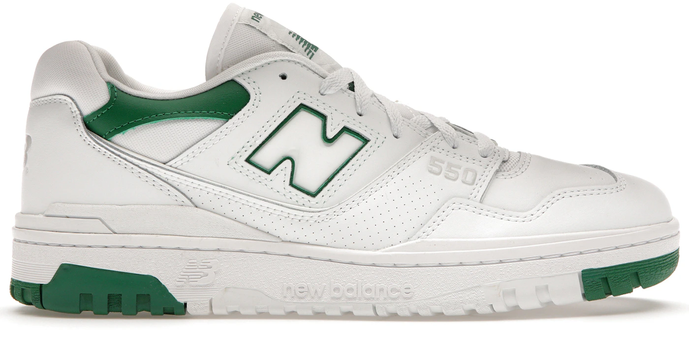 NEW BALANCE 550 WHITE GREEN – The Flaire