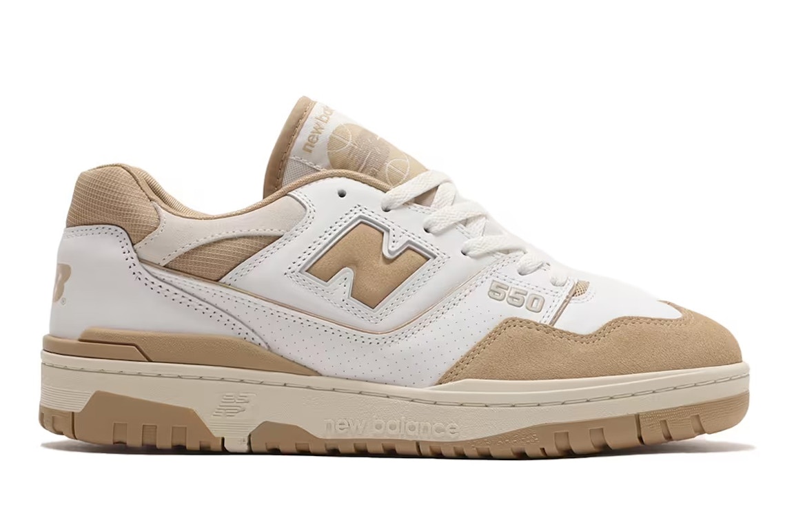 Pre-owned New Balance 550 White Incense Driftwood In White/incense/driftwood