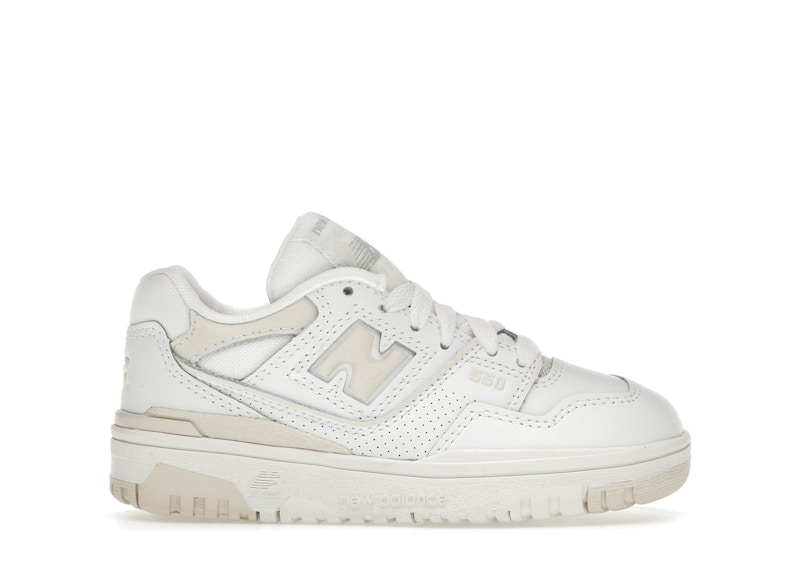 Pre-owned New Balance 550 Sneakers In Off In White/off White