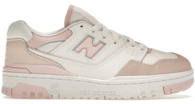 New Balance 550 en blanco y rosa (de mujer)