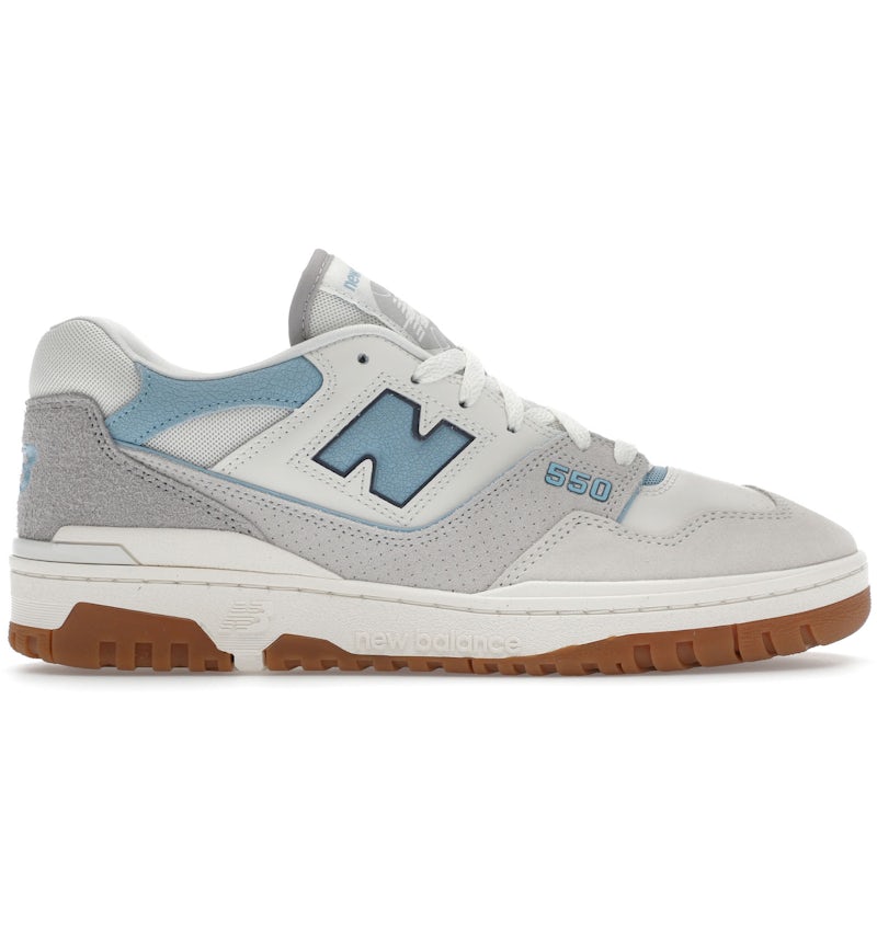 New Balance 550 White University Blue Grey Gum Men's BB550FCB US
