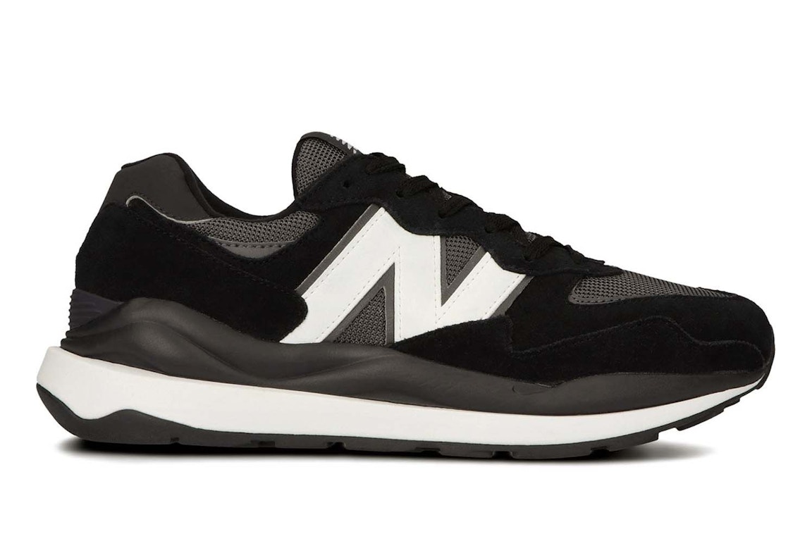 Pre-owned New Balance 57/40 Black Grey White In Black/white