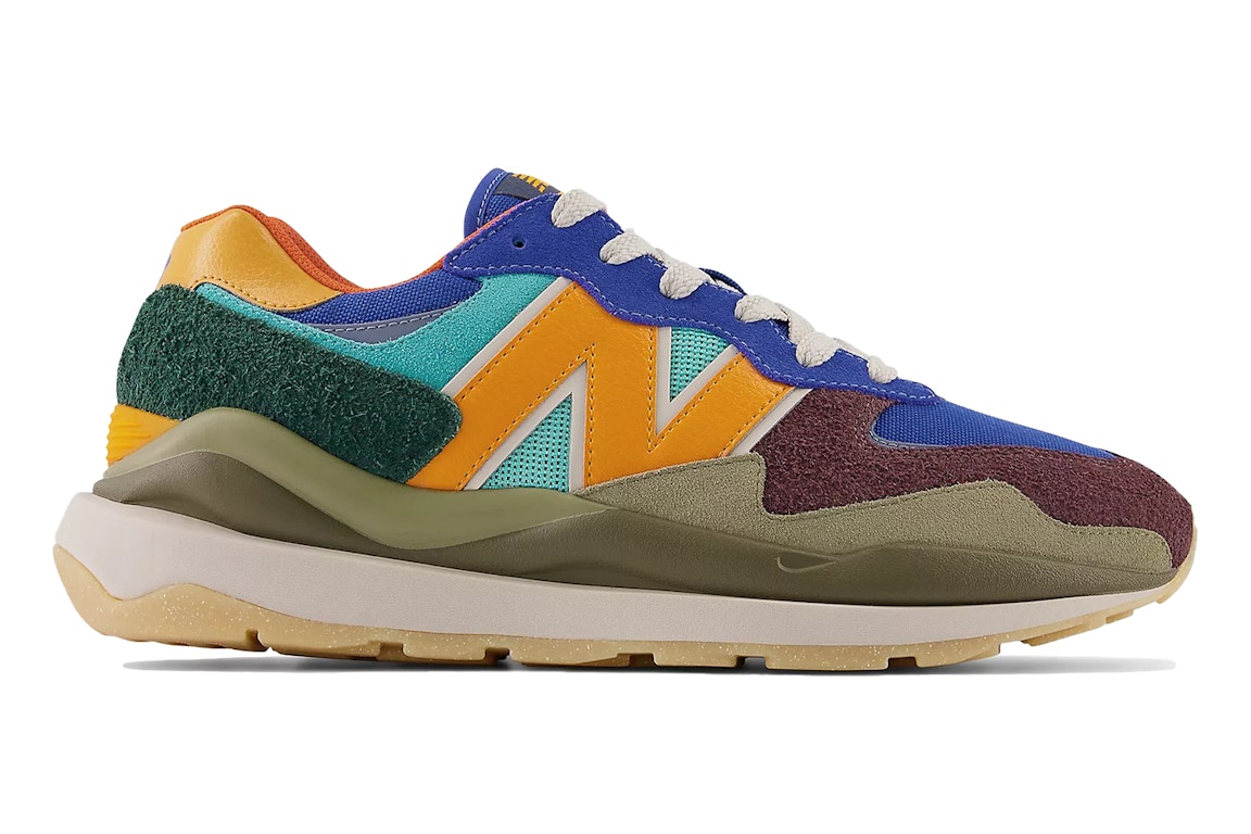 Pre-owned New Balance 57/40 Cobalt Marigold In Cobalt/marigold/dark Camo