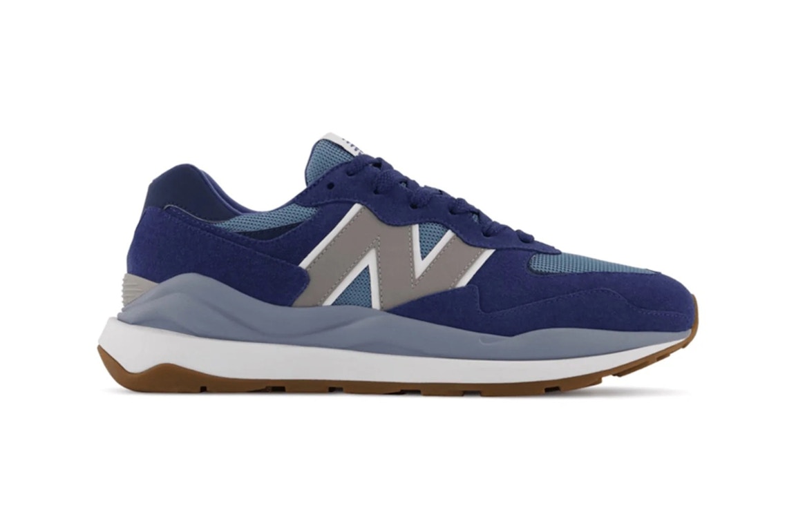 Pre-owned New Balance 57/40 Dark Blue In Dark Blue/white