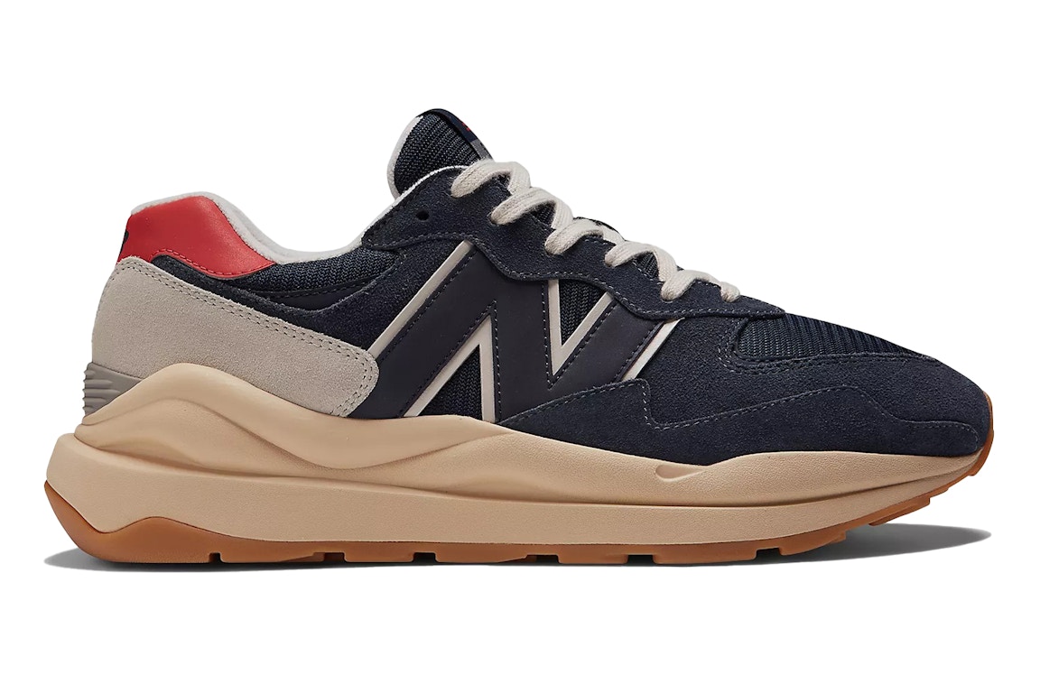 Pre-owned New Balance 57/40 Eclipse True Red In Eclipse/true Red/sea Salt