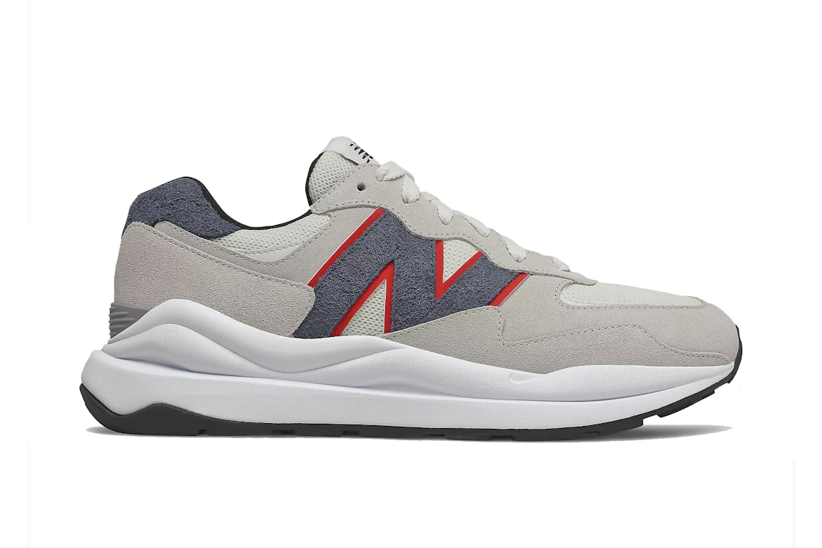 Pre-owned New Balance 57/40 Off White Navy Red In White/navy