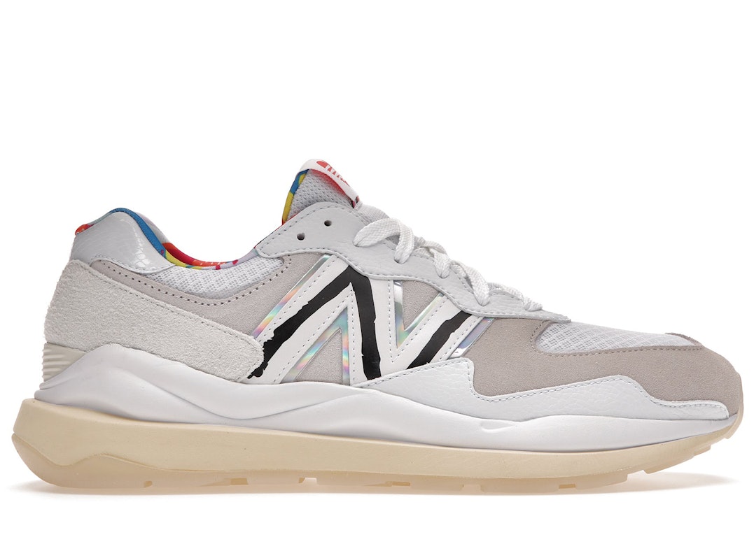 Pre-owned New Balance 57/40 Pride (2021) In Natural/white/iridescent