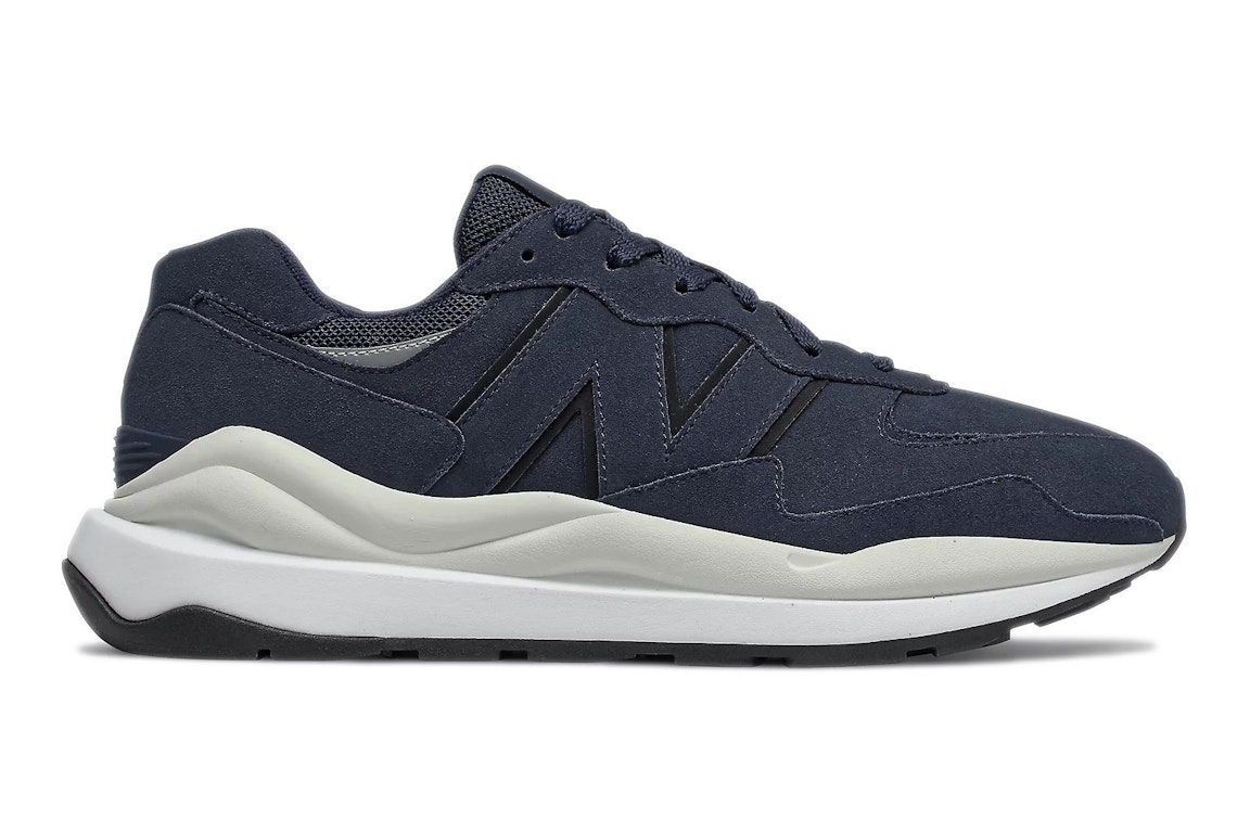 Pre-owned New Balance 57/40 Team Navy Black In Team Navy/black/white