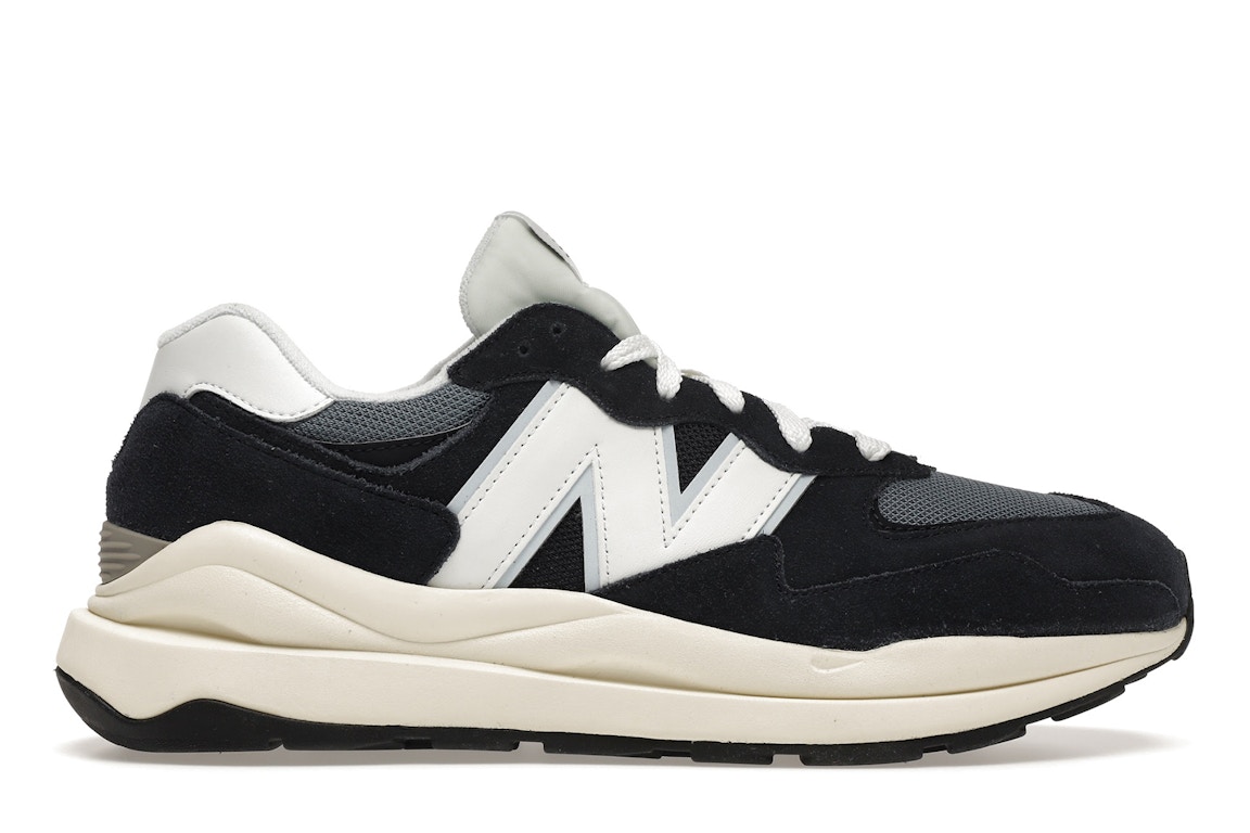 Pre-owned New Balance 57/40 Team Navy In Team Navy/munsell White