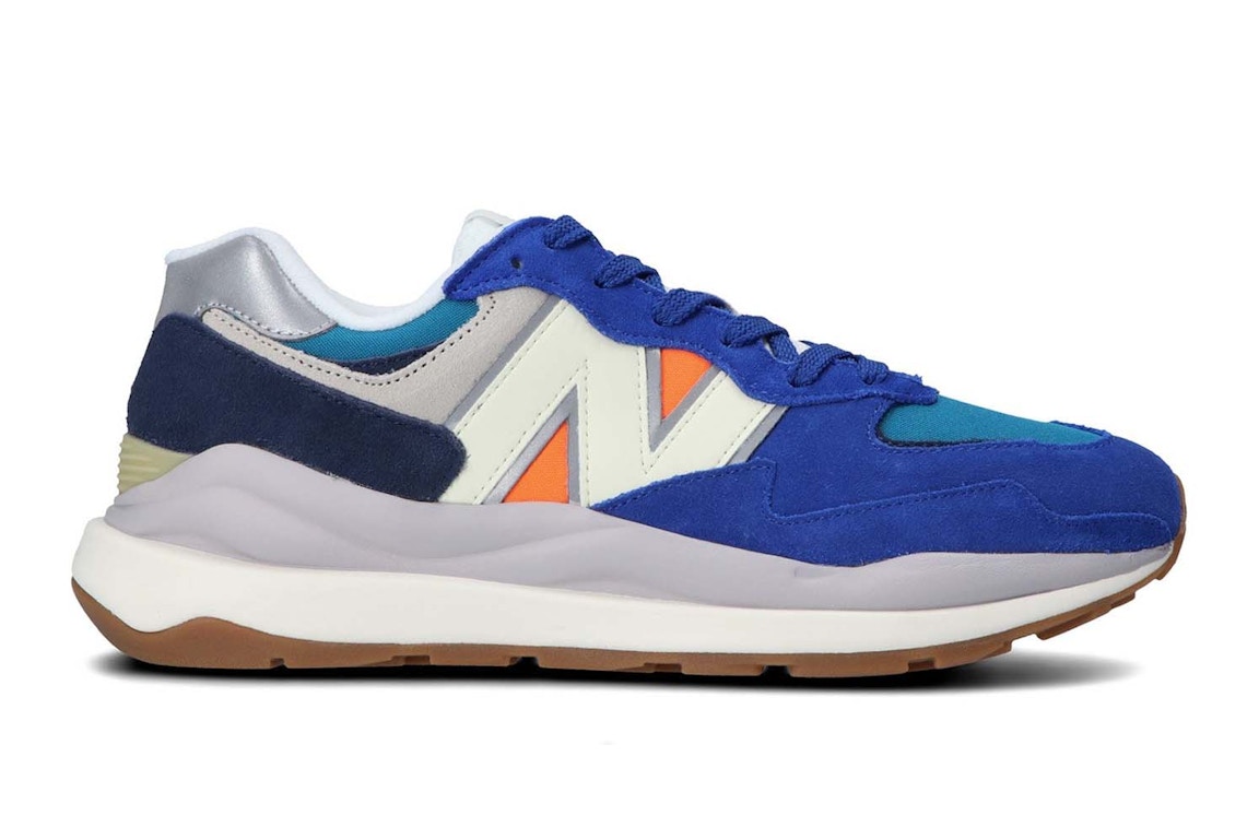 Click to view more detailed imagery on our partner's website Pre-owned New Balance 57/40 Team Royal Orange In Team Royal/team Royal