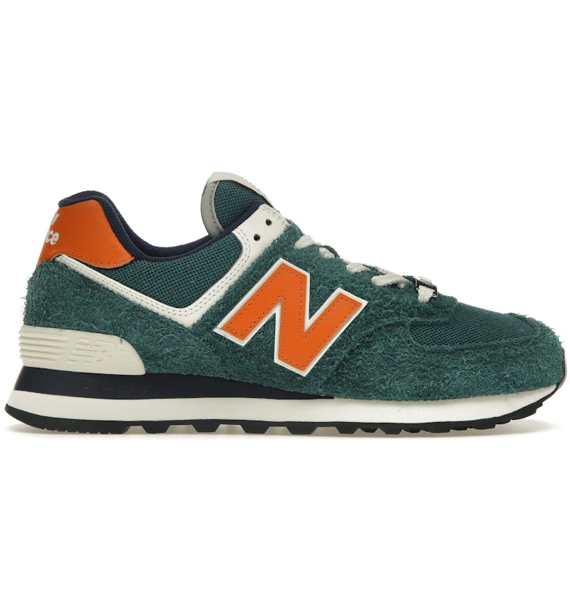 New Balance 574 Aqua Green Orange Men's U574DI2 US
