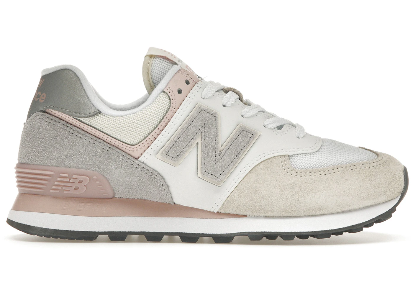 New balance 574 pink grey Clearance
