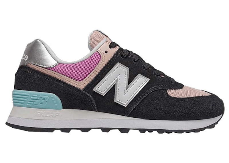 Pink and black new cheap balance 574