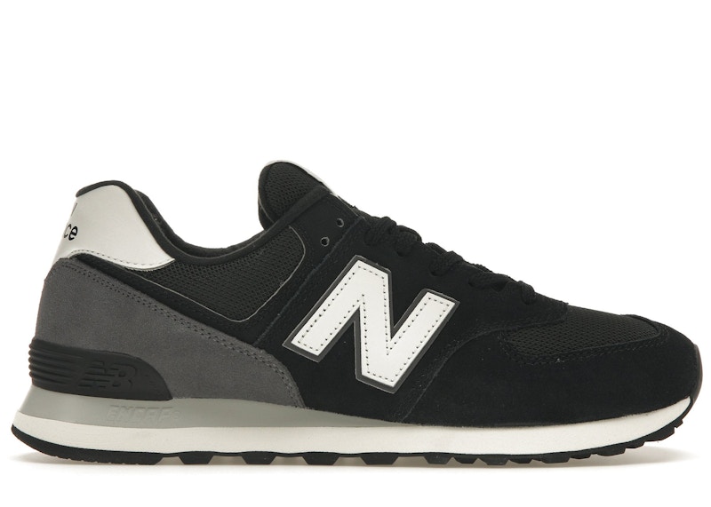 New balance black online and white 574