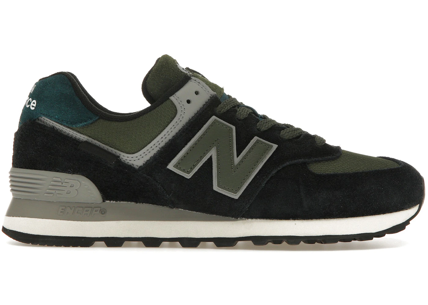 New Balance 574 Negro Verde oliva Hombre U574KBG ES