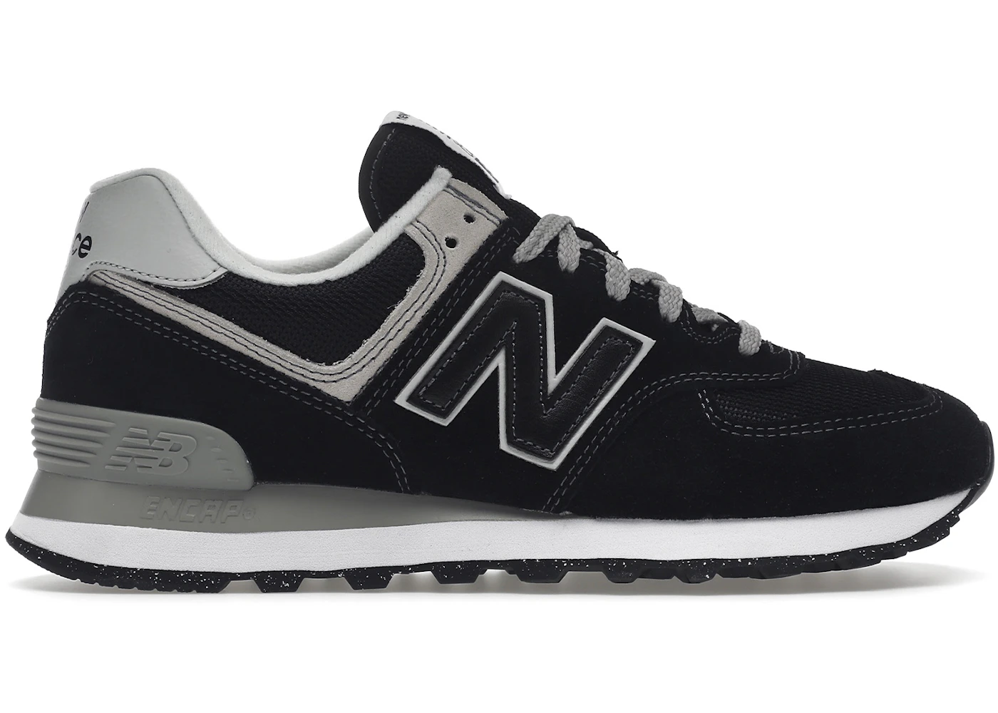 New balance wl574 black white Clearance