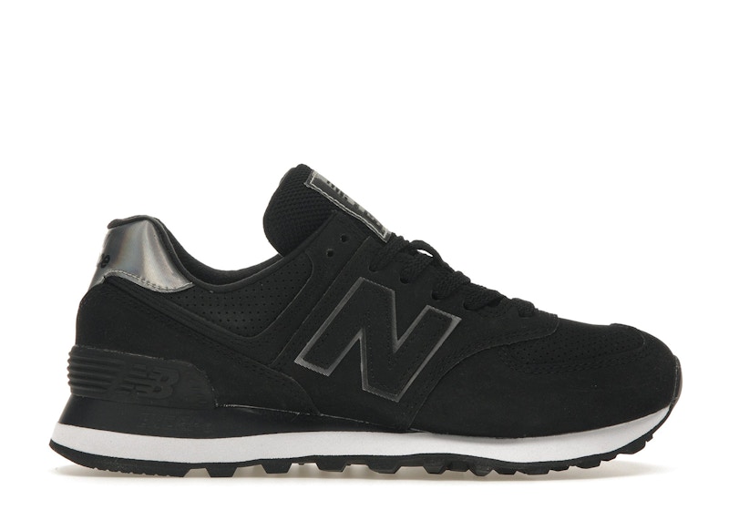 New balance ws574 2025 black dames sneakers zwart