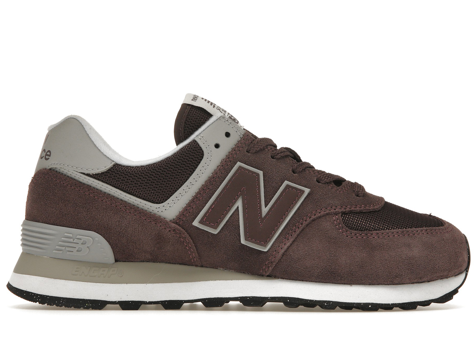 New balance 574 on sale burgundy with light cyclone