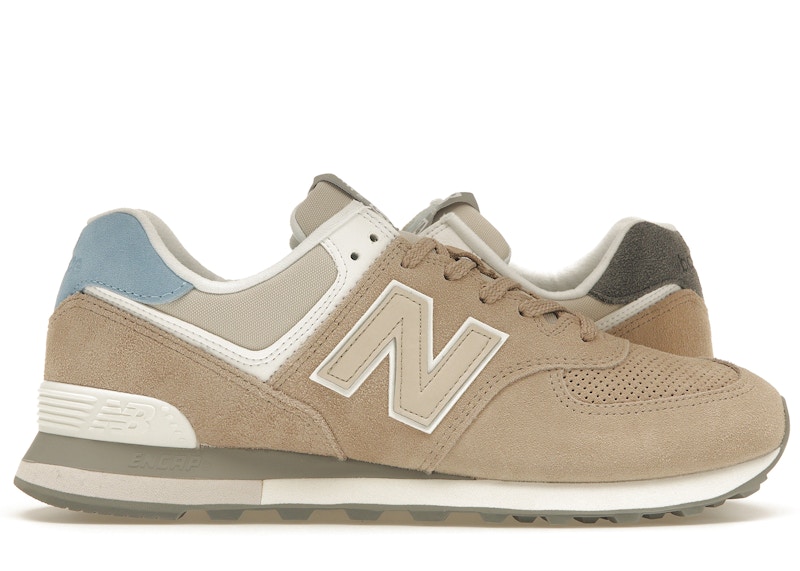 New balance deals blue and brown