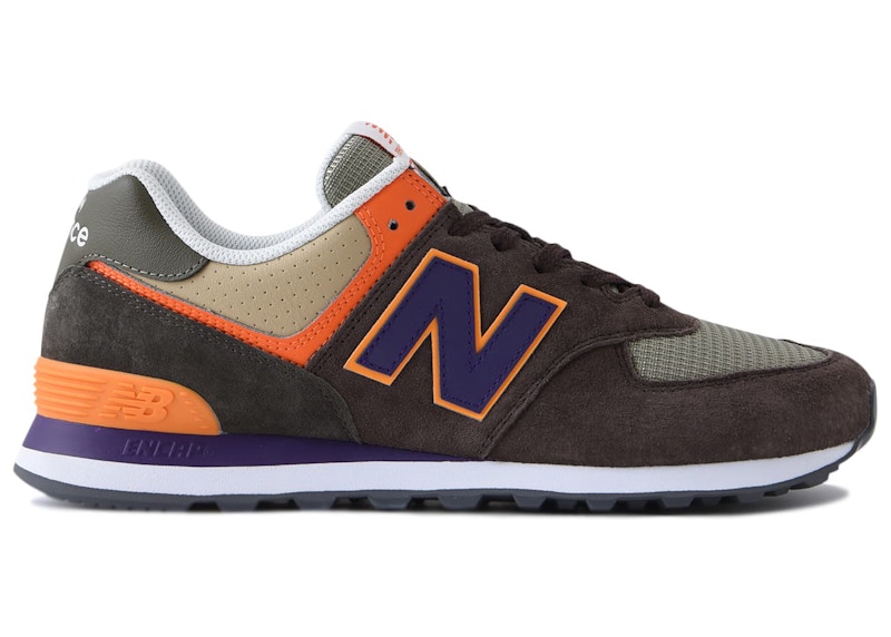 New Balance 574 Brown Purple Orange Grey - U574PG2 - US