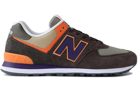 New Balance 574 Brown Purple Orange Grey U574PG2 US