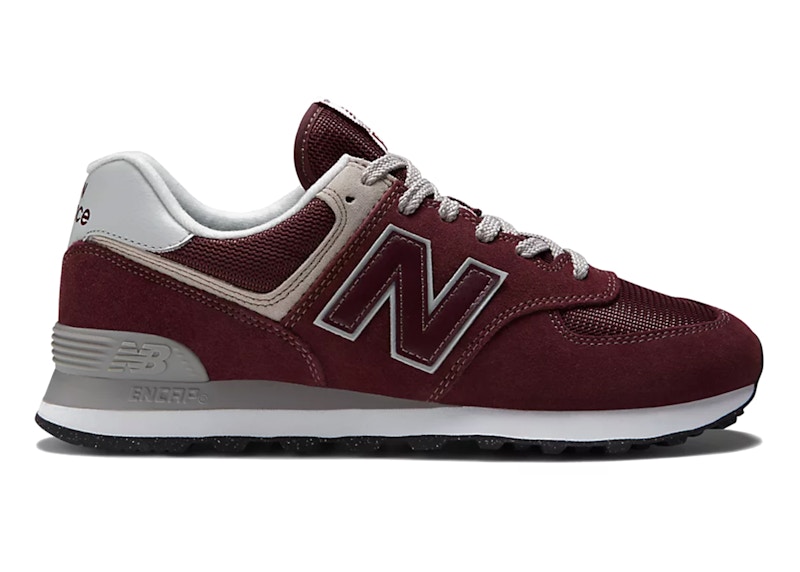 New Balance 574 Burgundy White (2022) Men's - ML574EVM - US