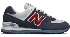 New balance sales 574 gunmetal navy