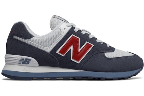 New Balance 574 Classic Core Plus Navy Red Men s ML574ESC US