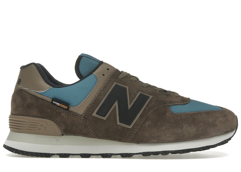 Pre-owned New Balance Men's  574 Cordura Sneakers In Dark Mushroom In Brown