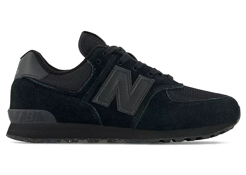 New Balance 574 Core Triple Black GS GC574EVE US