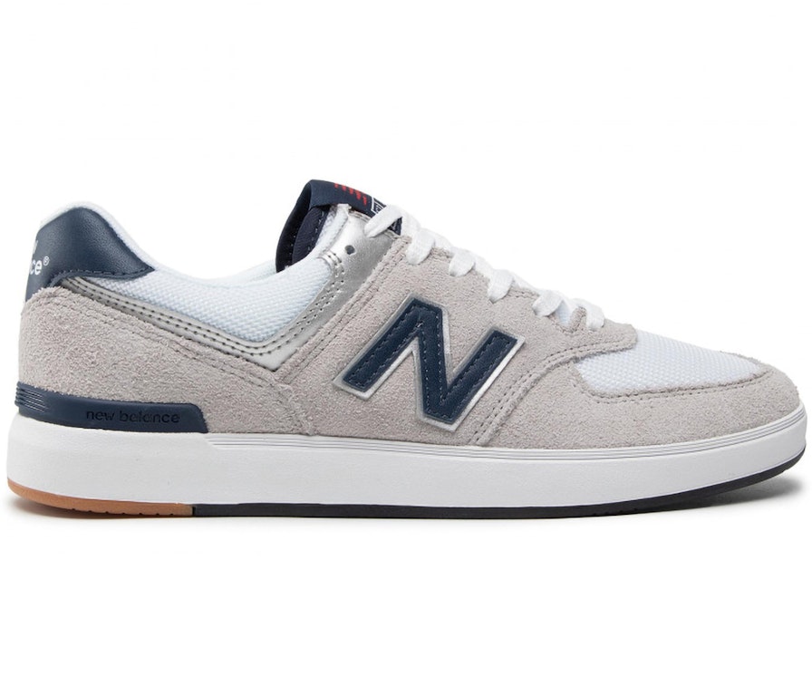 Pre-owned New Balance 574 Court Grey Navy In Grey/navy