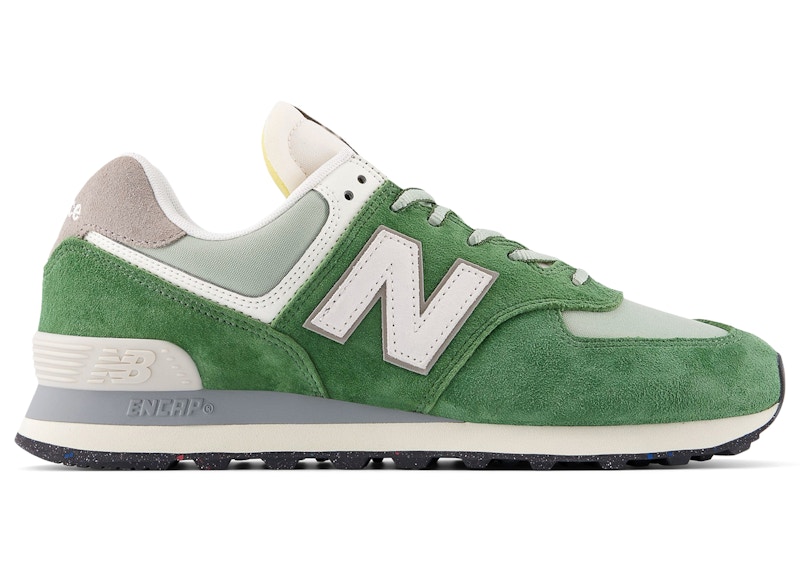 Men's New Balance 574 Sneakers in Dark Alpine Green/Garter Snake