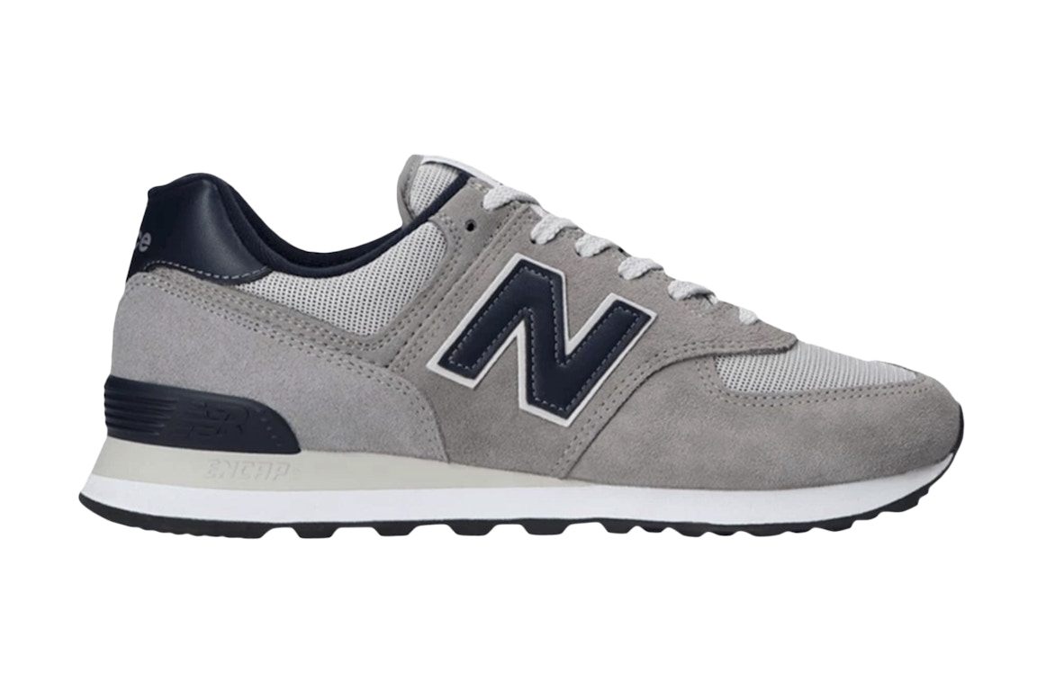 Pre-owned New Balance 574 Dark Grey Dark Navy In Grey/navy/white