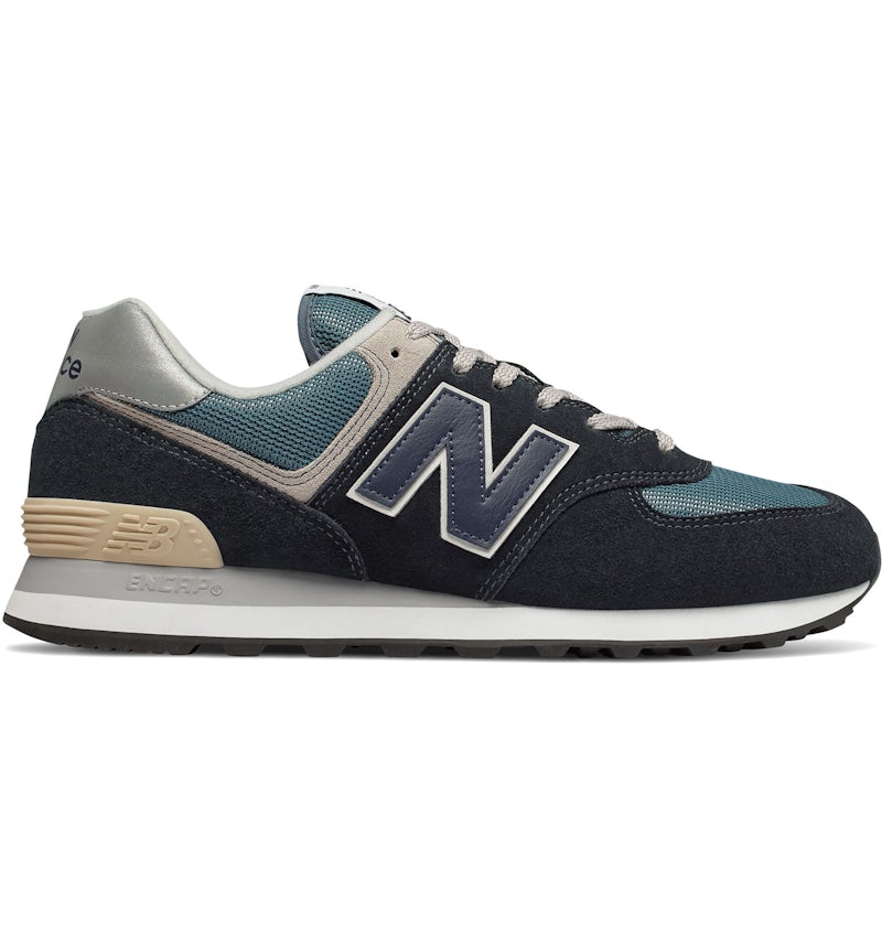New Balance 574 Dark Navy Marred Blue Men s ML574ESS US