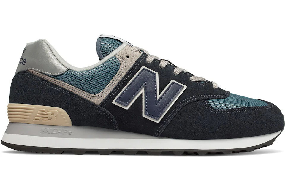 New Balance 574 Dark Navy Marred Blue