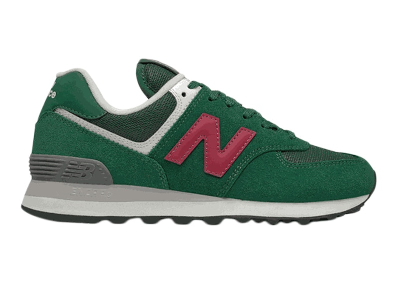 new balance ml574 green red