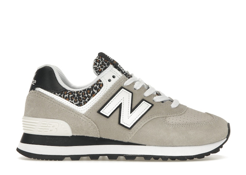 New Balance 574 Grey Black Leopard Print (Women's)